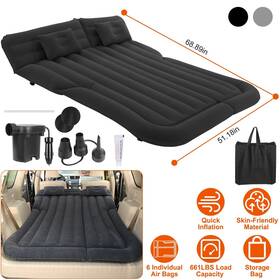 Gpct4246 Edge Collections New Inflatable Suv Air Mattress For Camping Travel And Home Use With Pillow