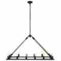 Eei-1573 Lexmod Bridge Chandelier In Black 848387054809