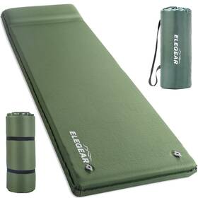 Sp-cp-0006-ag-el Elegear Self Inflating Sleeping Pad 3.15 Inch Ultra-thick Memory Foam Camping Pa