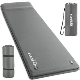 Sp-cp-0006-gy-el-ha Elegear Self Inflating Sleeping Pad 3.15 Inch Ultra-thick Memory Foam Camping Pa