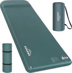 P233 Euhams Camping Sleeping Pad - Ultra-thick Mattress Single Army Green