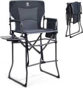 1026t Ever Advanced Portable 30.7 Inch Seat Height Tall Inches Grey
