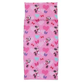 6089186 Everything Kids Disney Minnie Mouse Preschool Nap Mat Sheet Pink