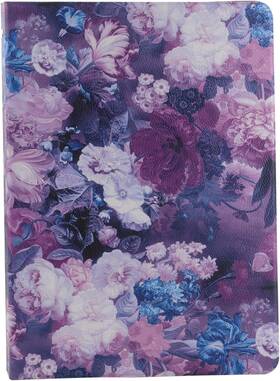 Ez Inflate 744759368416 Professional Portfolio Floral Painting Pu Leather Binder Padfolio Business Pla