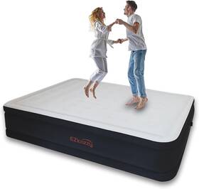 Eamf-18-q-grey Ezkozzy Queen Size Premium Air Mattress With Built-in Pump For Home Camping Guest-room