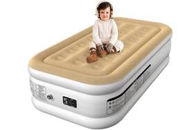 Ezyrest 860011662631 18 Inches Twin Air Mattress For Camping And Guest Antileak Blow Up Wit