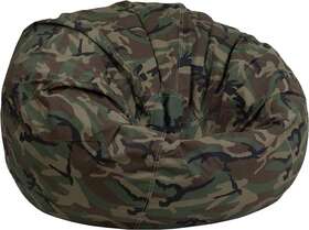 F&f Furniture Group 195583136861 42 Inch Gray And Black Oversized Camouflage Kids Large Grey