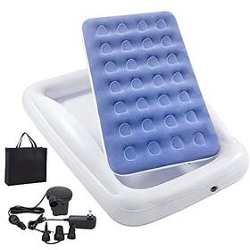 Fahuac 728930325474 Inflatable Travel Bed Air Mattress Set - Portable Blow Up Sleeping B