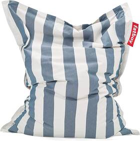 Slm2-out-strob Fatboy Slim Outdoor Bean Bag Chair Stripe Ocean Medium Blue
