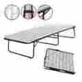 Foldaway-guest-bed-58135 Portable Guest Cost A Way Foldaway Bed Foam Mattress Folding Compact Single Cot New Sleeper 710144958135