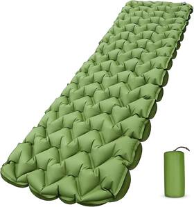 Dcqd-v1 Fun Pac Camping Sleeping Pad Ultralight Mat With Pillow Single Light Green