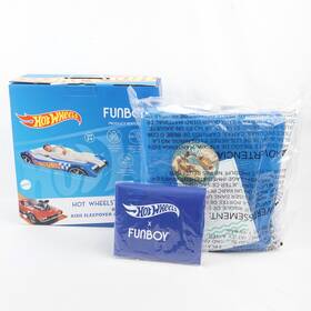 Funboy 810071164231 Hot Wheels X Blue Racecar Kids Sleepover Air Mattress 75.5 Inch 42 12