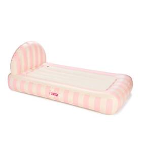 94858737 Funboy Light Pink Stripe 15 Inch H Kidsft Sleepover Twin Air Mattress Bed With