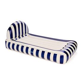 94858738 Funboy Navy Blue Stripe 15 Inch H Kidsft Sleepover Twin Air Mattress Bed With