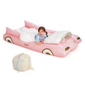 Funboy B0bzx44v62 Kids Pink Inflatable Travel Bed Mattress. Perfect For Sleepovers