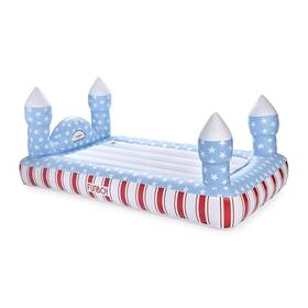 Funboy B0f9lgc9tp Inflatable Red White Blue Castle Bed Air Mattress Perfect For 4th Of