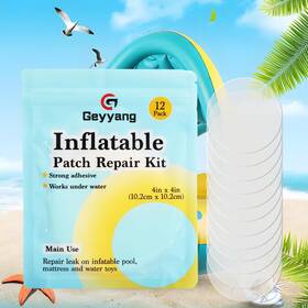 Tpu-4in-12pk-y G Geyyang 12 Pack Of Inflatable Patch Repair Kit Air Mattress Waterpr