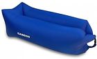 Gaboss Blue Inflatable Lounger Air Filled Balloon Bed Bean Bag Sack Outdoor Beach Yard 605175775953