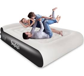 A00220 Gaglojti Air Mattress Queen With Built In Pump 16 Inch 28 Vertical Co
