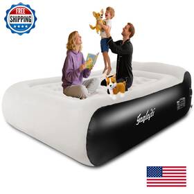 Gaglojti B0dystlfy8 16 Air Mattress Queen Built In Pumpportable Full Blow Up