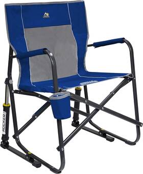 37019 Gci Outdoor Rocker Camping Chair One Size Royal Blue