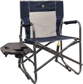 371145 Gci Outdoor Rocker Camping Chair Regular Freestyle With Side Table