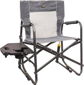 371147 Gci Outdoor Rocker Camping Chair One Size Heathered Pewter