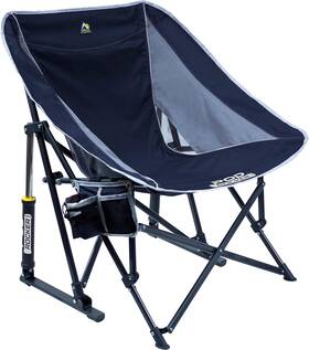 37460 Gci Outdoor Pod Rocker Collapsible Rocking Chair And Full Indigo Blue