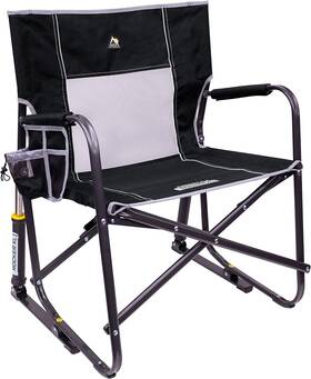 47010 Gci Outdoor Rocker Camping Chair Regular Black