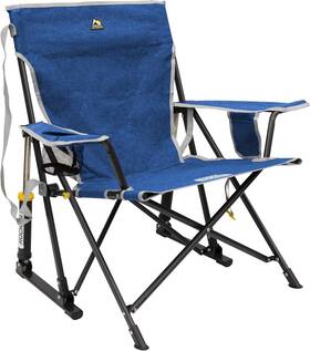 Gci Outdoor 631444007432 Rocker Camping Chair Regular Heathered Royal