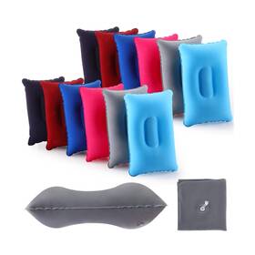 Hod-geelin-4079 Geelin 12 Pack Inflatable Travel Pillow Squared Flocked Fabric Air Ult