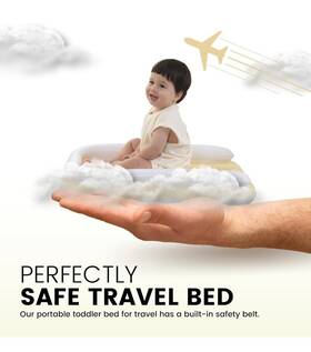 5828 Gembebe 5828/12.21 Inflatable Baby Toddler Airplane Travel Bed Child Mattress Cot
