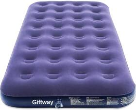 Giftway 791719203942 Twin Size Camping Air Mattress - 9 Inch Raised Inflatable Portable Comfo