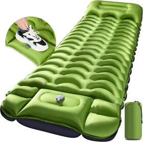 Zy-slp01 Glmnes Sleeping Pad Ultralight Inflatable For Full Green&gray