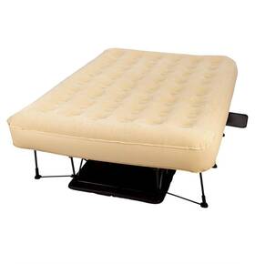 165815 Grandin Road Ez Inflatable Air Bed With Auto Shut Off Pump Twin