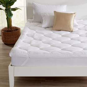 Great Bay Home 192020037781 Ultra-soft Mattress Topper. 2-inch Thick Pad Cover. Fits Mattresses