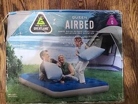 Greatland 735613833362 Queen Airbed New Never Been Used Excellent Condition Camping Indoor