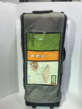 Greatland Outdoors 727001730377 Quest Size Instant Bed Air Mattress And Collapsible Frame With Pump Carry Case