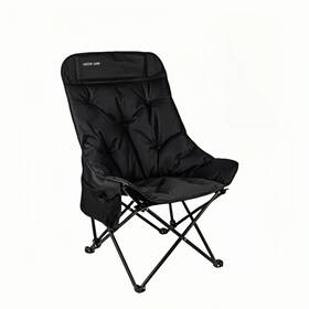 Green Lion 990478185975 Desert Ranger Camping Chair With Storage Black