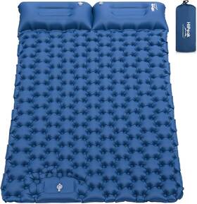 06-dm Hiipeak Sleeping Pad - Ultralight Inflatable Mat Single Blue Double