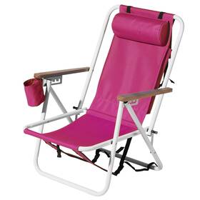 Hikarinowa 03393743 1 Pack Outdoor Beach Portable Lawn Chair Lightweight Pink