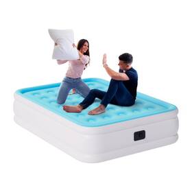Hikersky 717203787958 Full Air Mattress With Built-in Pump Single Bed Portable Storage Ba