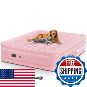 Hikersky B0dsj7l1jn Air Mattress Queen Built In Wireless Battery Pump Blow Up Inflatable
