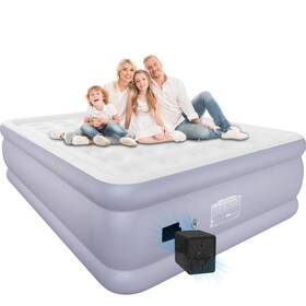 Hikersky B0dsmg9j7f Air Mattress Queen Built In Wireless Battery Pump22 Blow Up Inflatable