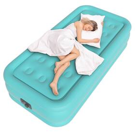 W001 Hikersky Self Inflating With Built In Electric Pump-inflatable Mattress 18 Inch Bed Siz