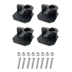 Ccrsprf-b4 Hjgarden 4pcs Camping Chair Replacement Feet 2.07 In X 1 Black