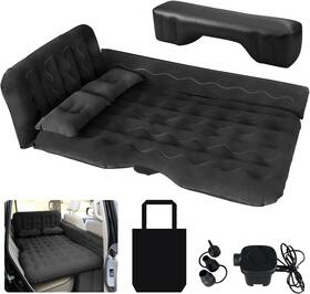 Hnxkb 445022565527 Car Air Mattress Back Seat Inflatable Bed - Thickened And Double Suv