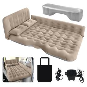 Hnxkb 765914714732 Cama Inflable De Viaje Colch N Aire Grueso Y Doble Para Autom Vil Suv