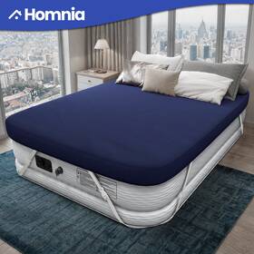 Beyshqy4zq Homnia Queen Size Air Mattress Fast Instant Pump For Camping With Fitted Sheet And Straps
