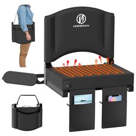 Bz-1909 Hoperan Heated Stadium Seats For Bleachers With Back Support 3 Levels Heat Inch